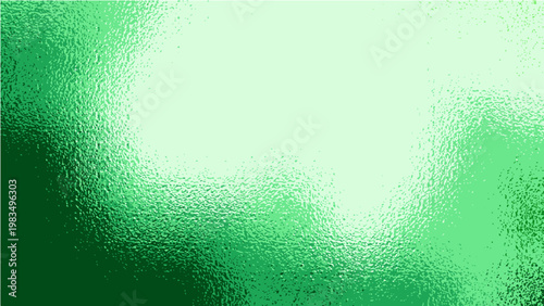 Abstract texture with textured green glass pane and natural light effect and minimalist design and gentle gradient style and unique artistic view.