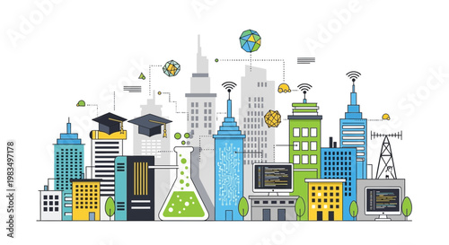Smart City Innovation: Technology, Education, and Science in Urban Development