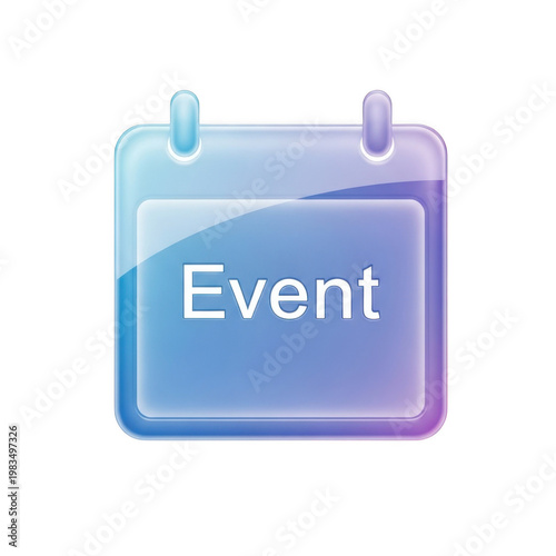 A stylized calendar icon featuring the word event in bold text