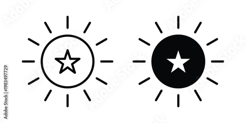Additional skills icon outline pictogram. Flat Symbols.