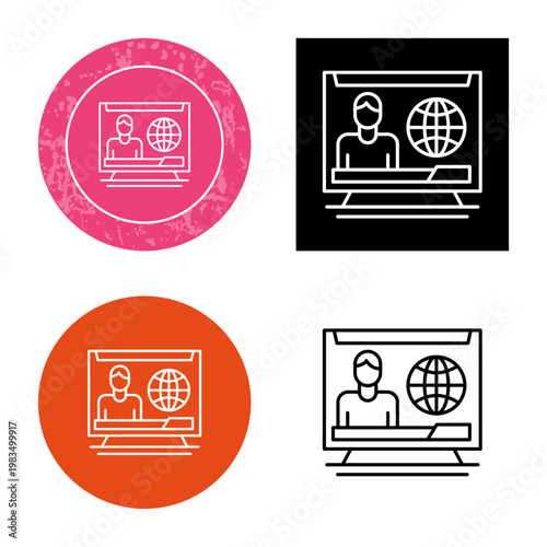 T News Icon Design