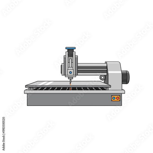 Industrial cnc milling machine for precision manufacturing