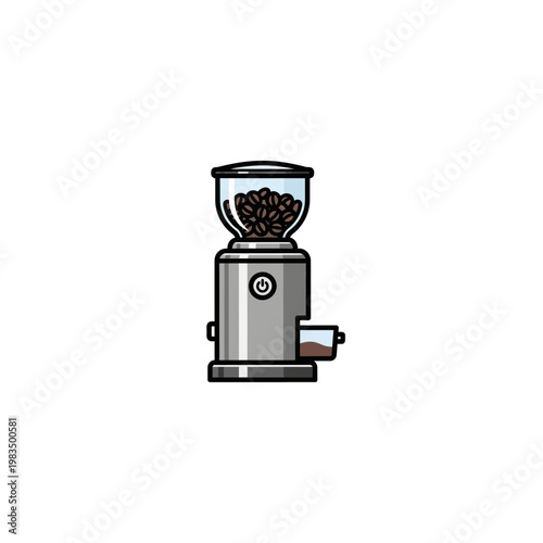 Electric coffee bean grinder kitchen appliance