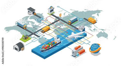 Global Logistics Network: Freight Transport, Shipping, Air Cargo & Warehousing