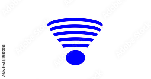 Inverted Wi-Fi Signal Icon