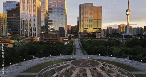 time lapse of the city of xi'an, china
