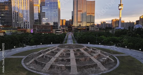 time lapse of the city of xi'an, china