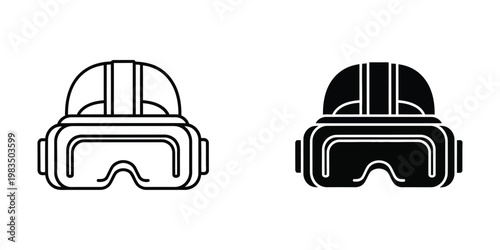 Comparison of virtual reality headsets with different visual styles