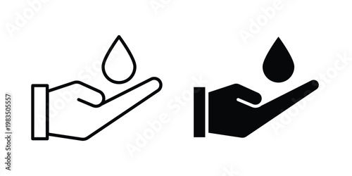 Dermatology tested icon outline pictogram. Flat Symbols.