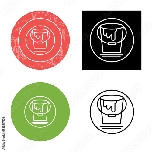 Paint Bucket Icon Design