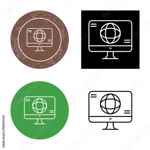 Monitor Icon Design