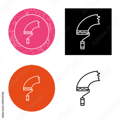Paint Roller Icon Design