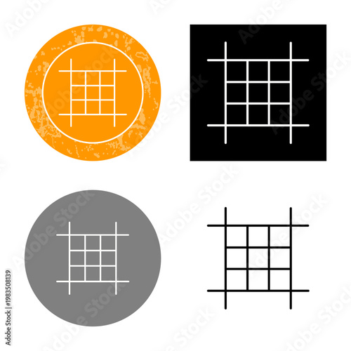 Square Layout Icon Design