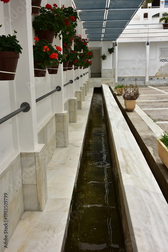 public fountain in village Mojacar in Spain,Europe