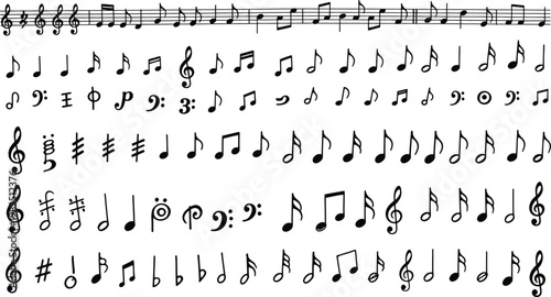 Vintage sheet music a detailed composition with musical notation