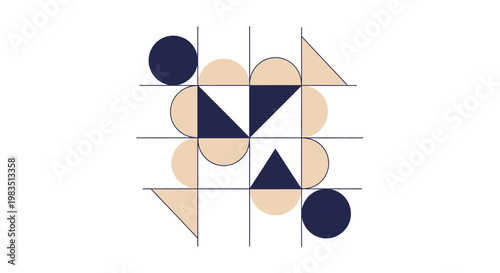 Colorful summer art illustration featuring an ice cream cone and ice hockey stick pattern in a heart shape vector design for a beach business sign