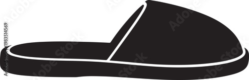 Minimalist Black Slide Sandal - Simple Footwear Design