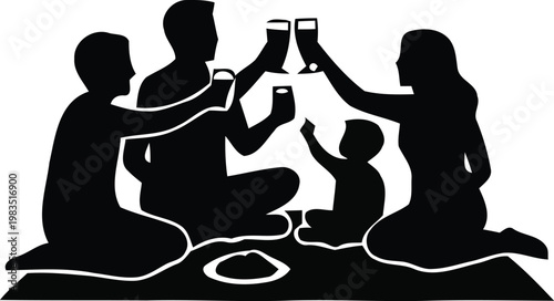 Family picnic celebrationFamily picnic celebration