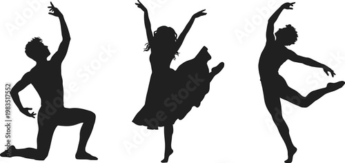 band members performing music vector illustration