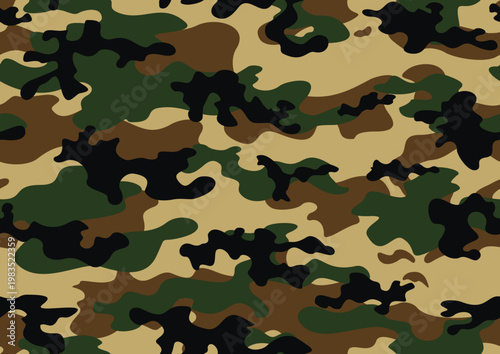 Photos Camouflage military pattern forest texture classic army print for clothing, pap