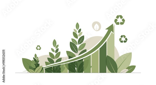 A simple, fresh green leaf rests on a white surface, evoking feelings of natural growth and offering a clean, organic aesthetic for marketing material