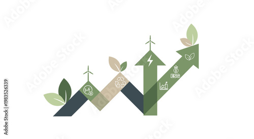 A clean, modern graphic of a green triangle conveys simplicity and focus. Great for website design, marketing materials, and illustrating abstract con
