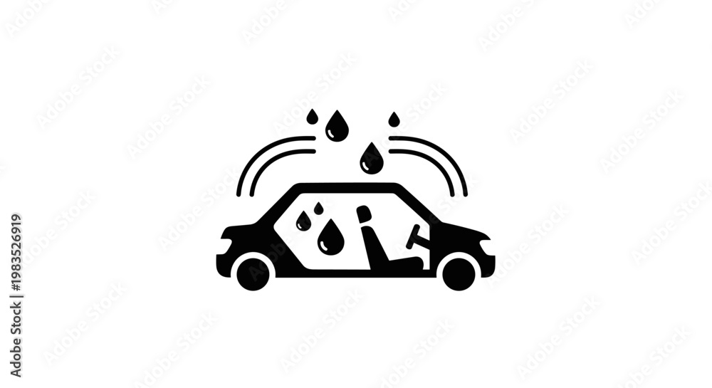 Fototapeta premium Car Wash Service Icon