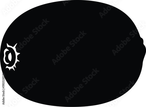 Black beanie with white logo on a white background