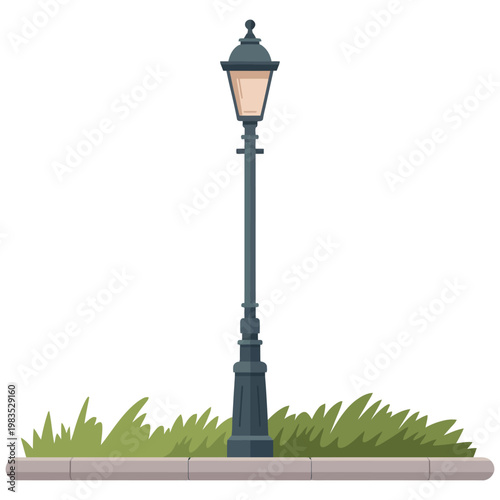 old street lamp