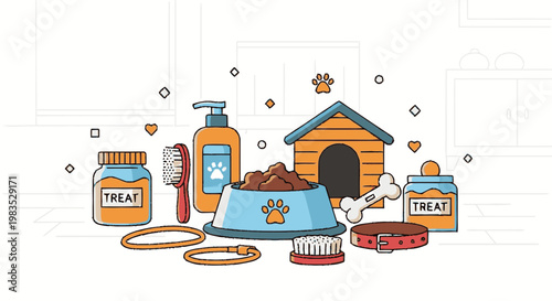 Dog Food and Care Supplies.