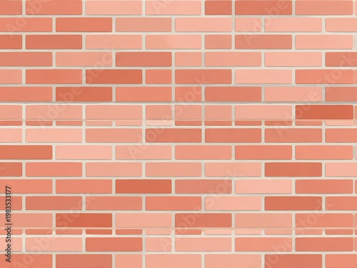 seamless vector brick wall texture in warm earthy tones