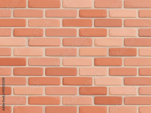 seamless vector brick wall texture in warm earthy tones