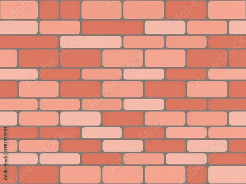 seamless vector brick wall texture in warm earthy tones