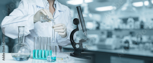 Experimenting in a modern lab