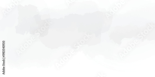 Foto Abstract watercolor paint strokes in soft gray and white tones on a transparent