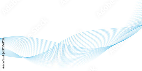Abstract template for business or technology wave line banner Background, technology communication modern digital,smooth curvy shape dots fluid array, texture pattern in a light blue line design.