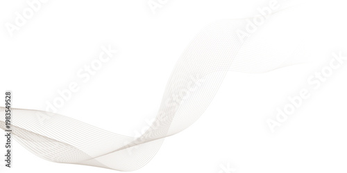 abstract black wave line intersecting curved line modern futuristic energy sound waves technology concept background, black wave lines on white background, vector gradient black wave soft line.