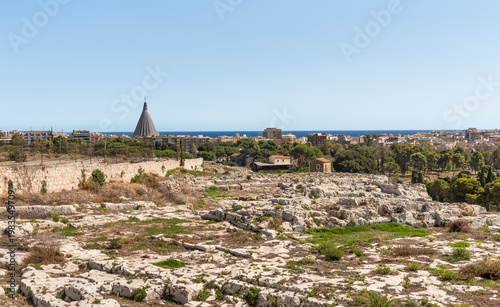 Wallpaper Mural Overview of the archaeological area of Neapolis in Syracuse, Sicily, Italy. Torontodigital.ca