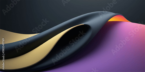 Gemini said

3D render of an abstract background featuring a black and white headphone and cable integrated with wireless computer technology and silver metal equipment for a sleek business design