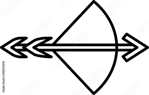 Crossbow Icon, Medieval Crossbow Logo, Archery Crossbow Symbol