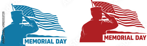 Honoring heroes a patriotic memorial day image with american flags and statue of liberty tribute