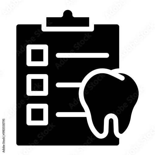 Dental Services icon glyph style vector graphic illustration. Suitable for website design, app, template.
