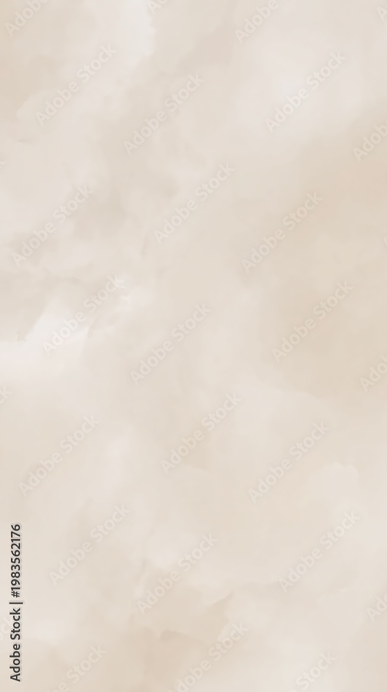 Obraz premium Abstract Light Cream Watercolor Paint Wash with Subtle Texture Overlay