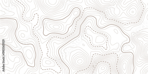 Luxury abstract Topographic line map.sea map area space geometric strip grid line topo map technology modern design white background.