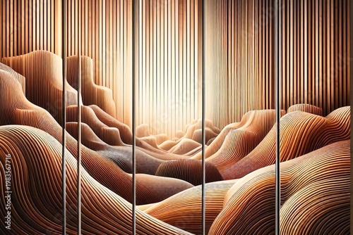 Brown Wooden Panel Background | Natural Wood Texture | Wooden Wall