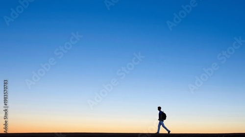 Calm Blue Ocean Water Under Clear Sky at Midday With Gentle Waves and Light R...
