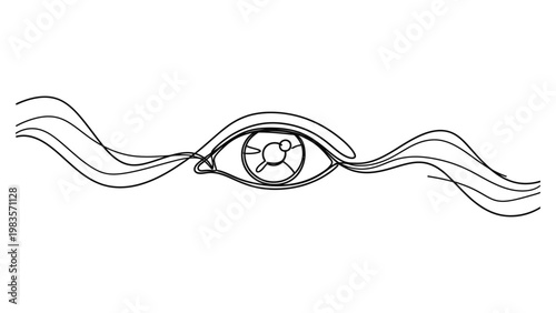 An eye with a sun inside.