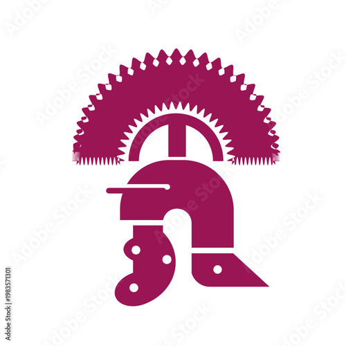 Capacete Romano Vetor