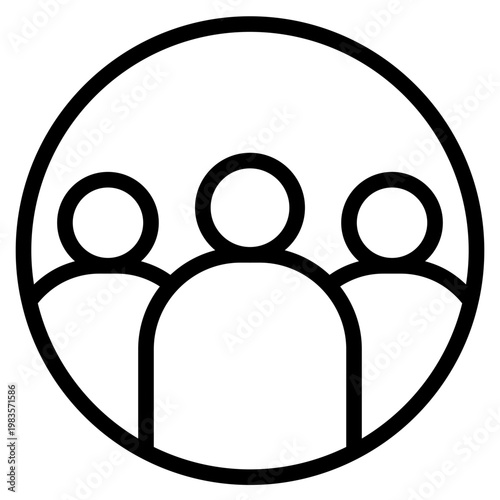 Followship icon vector graphic illustration. Suitable for website design, app, template, characters.