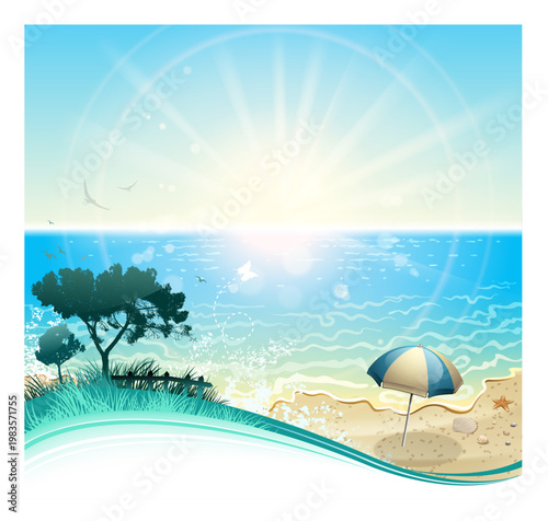 countryside beach